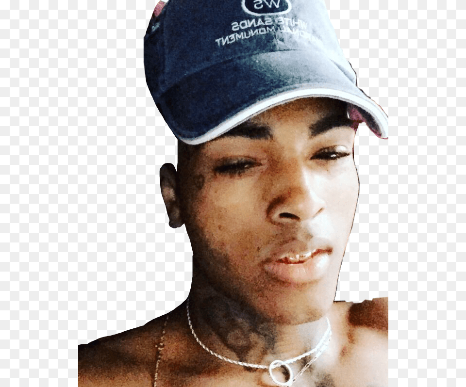 Report Abuse Xxxtentacion Wearing A Hat, Accessories, Baseball Cap, Cap, Clothing Free Png
