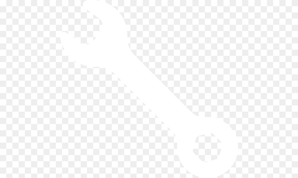 Report Bug Spanner White Icon, Cutlery Free Png