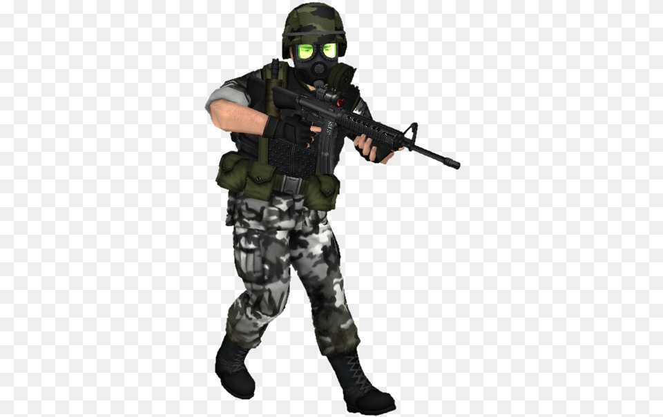 Report Rss Hgrunt Model For Half Lifehigh Definition Half Life 1 Military, Baby, Firearm, Gun, Person Free Png Download