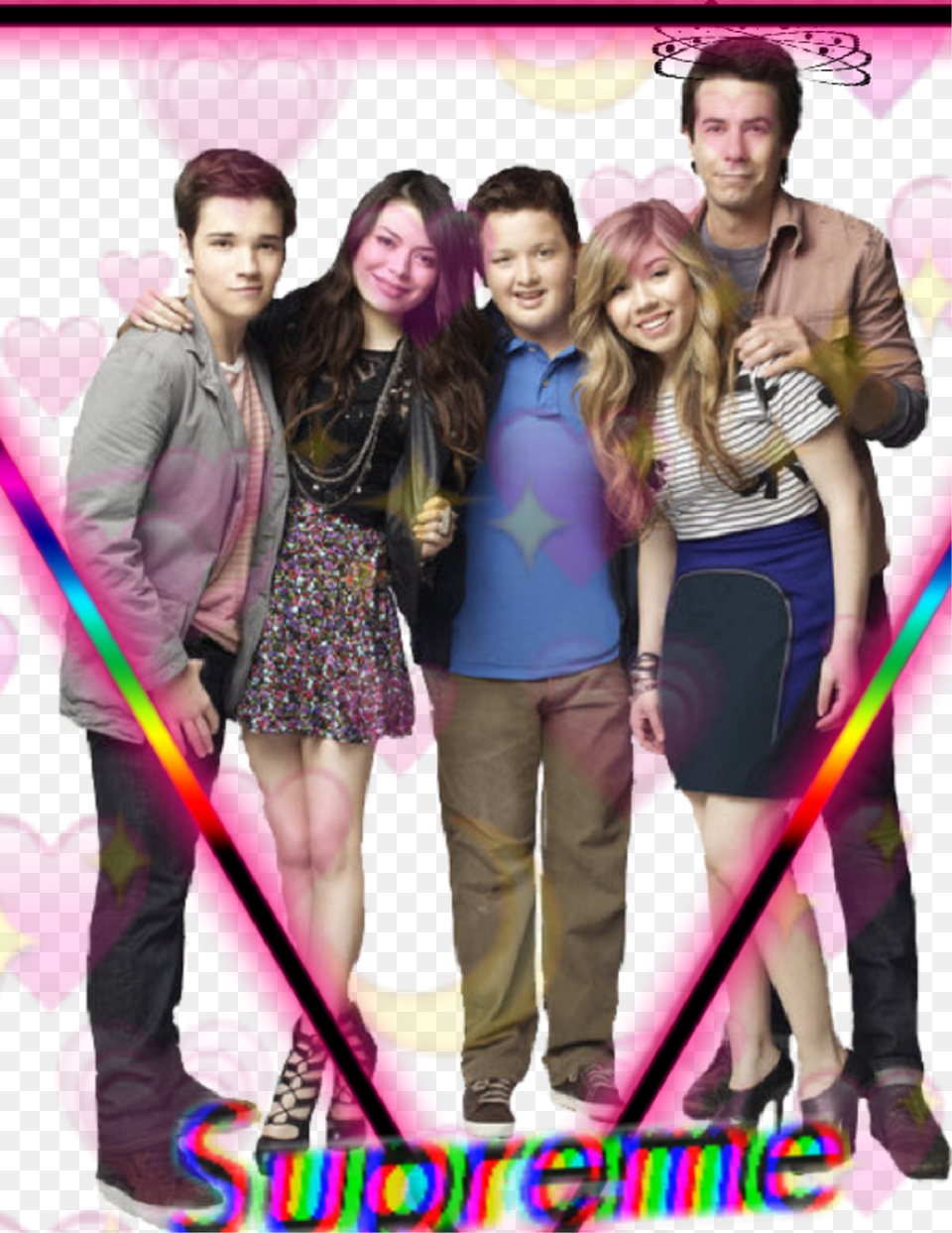 Reportar Abuso Icarly Cast Season, Purple, Person, People, Adult Free Png Download