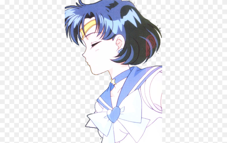 Reportar Abuso Sailor Moon Mercury Manga, Publication, Book, Comics, Person Free Png Download