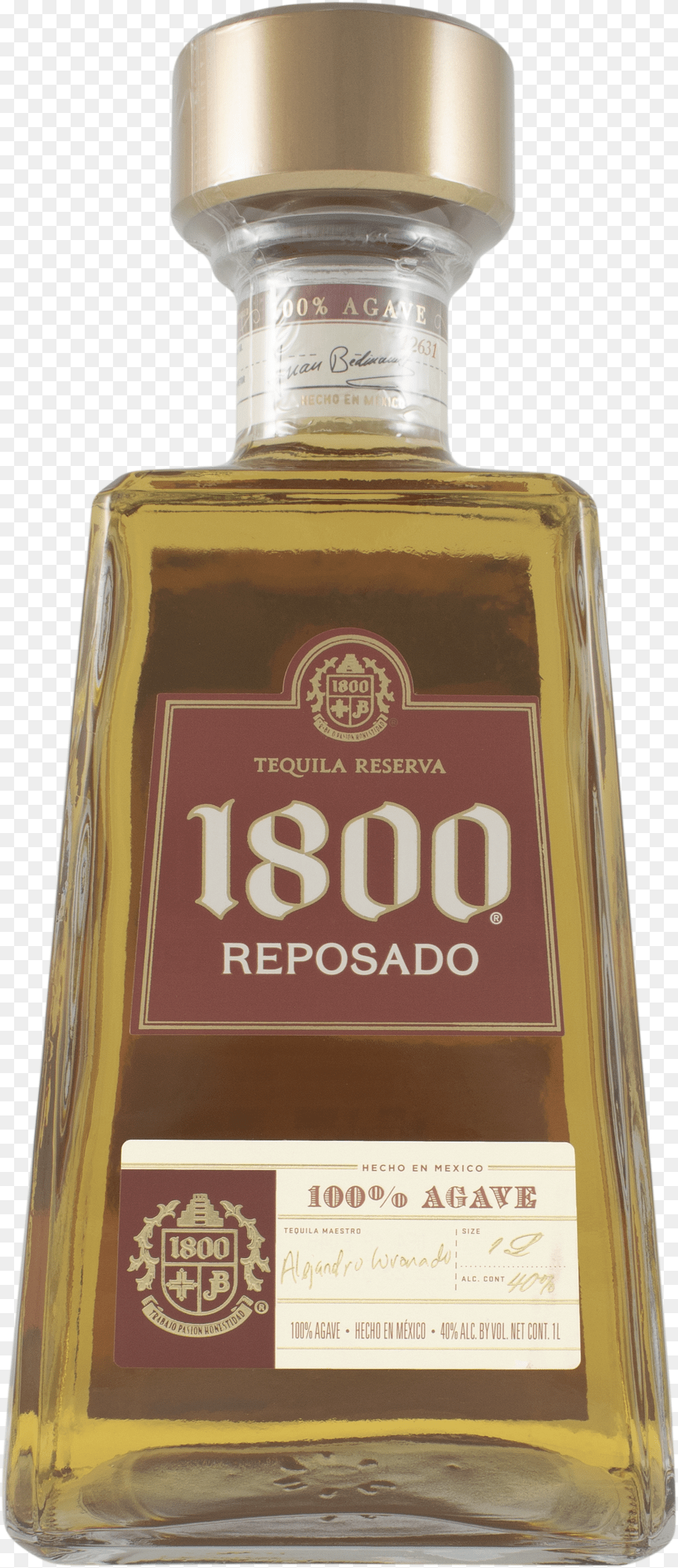 Reposado Tequila, Alcohol, Beverage, Bottle, Cosmetics Png Image