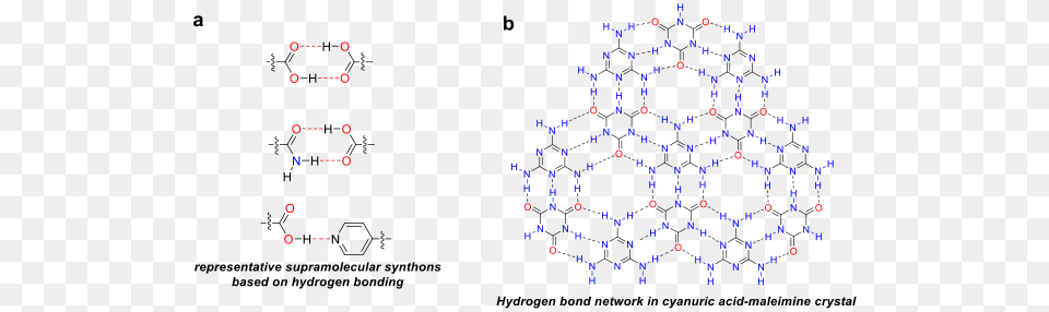 Representative Hydrogen Bond Patterns In Supramolecular Hydrogen Bonding Supramolecular Chemistry, Chart, Plot Free Png