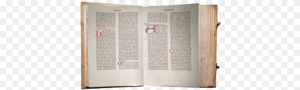 Reproduction Bibles Produces Medieval In English That 42 Line Bible Gutenberg, Book, Page, Publication, Text Free Transparent Png