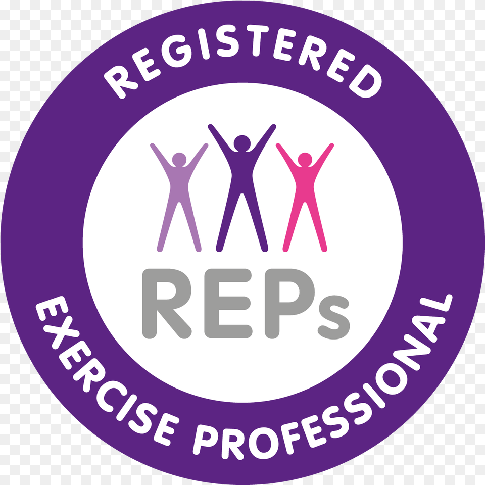 Reps Round Logo Register Of Exercise Professionals, Person Free Png