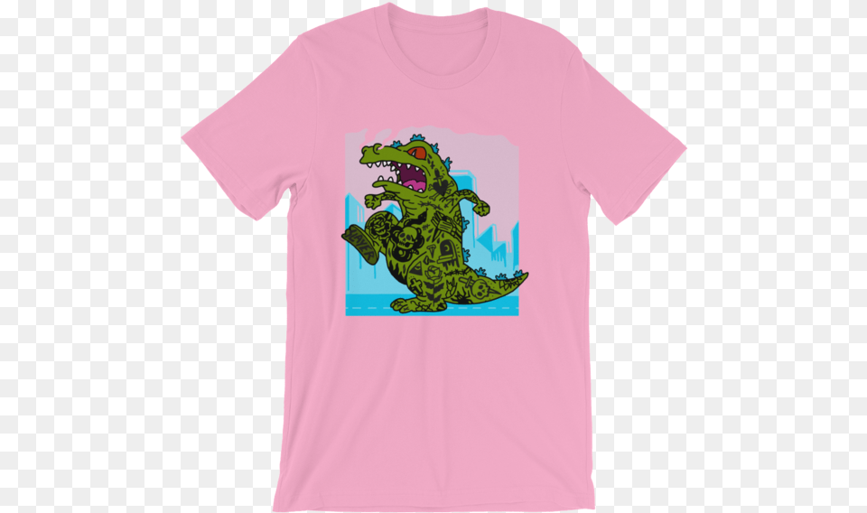 Reptar Inked Short Sleeve Unisex T Shirt Xeggs The Official Peanut Butter Jelly Matching Friends, Clothing, T-shirt Free Transparent Png
