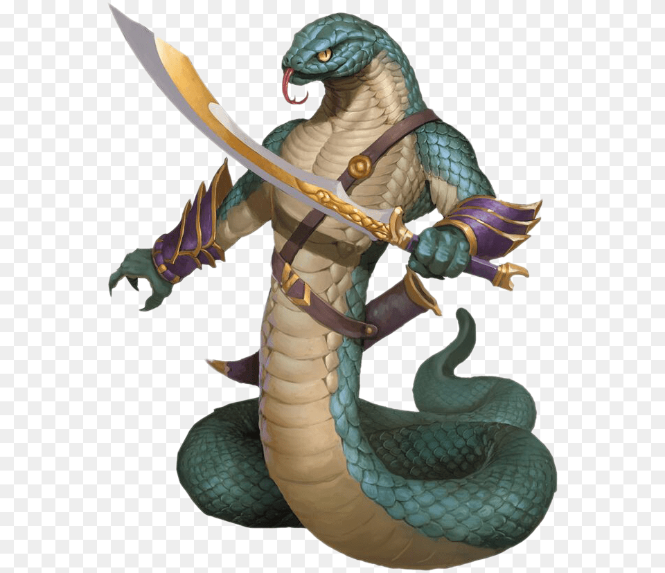 Reptile Mythical Dungeons Guide To Yuanti Dragons Dampd Yuan Ti Abomination, Animal, Snake, Cobra Png