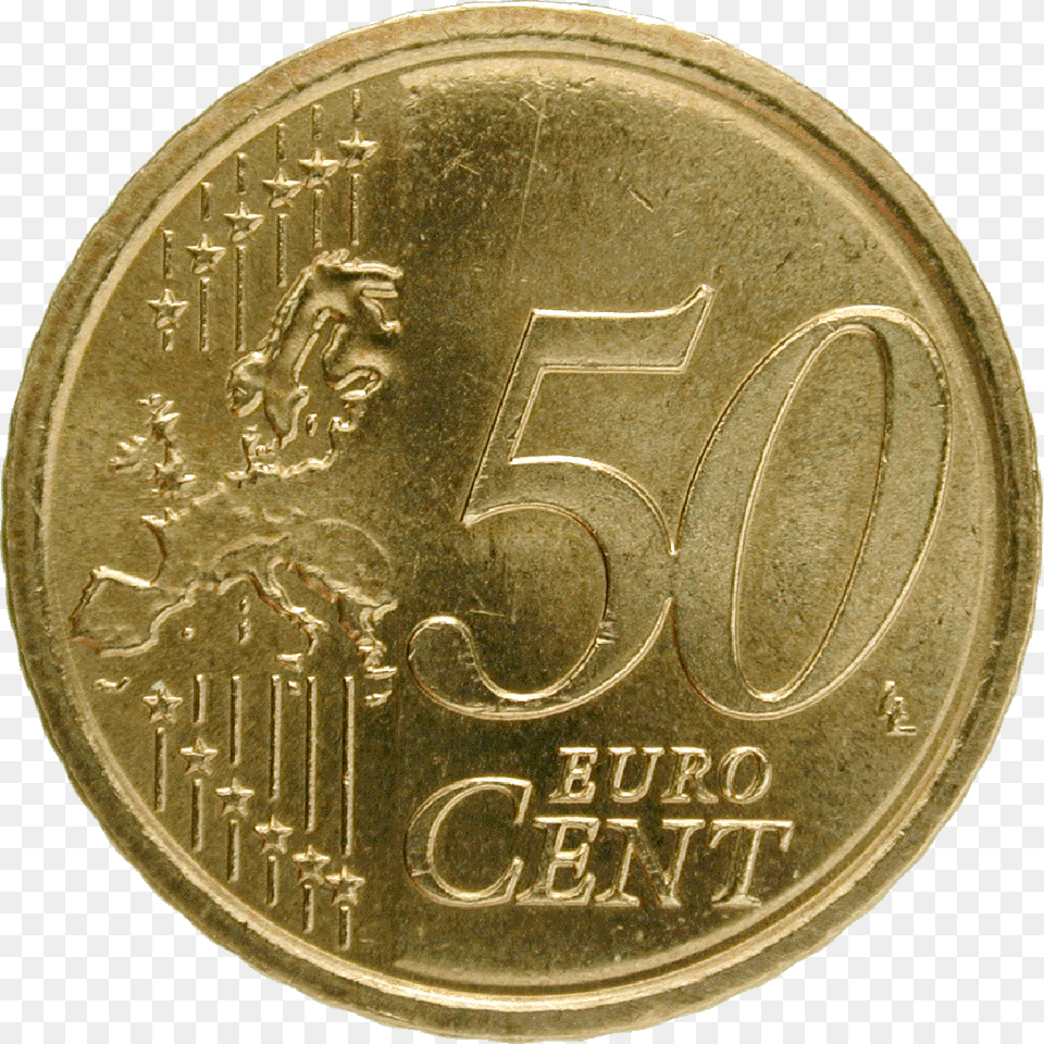 Republic Of San Marino 50 Euro Cent 2008 50 Cent Euro, Coin, Money Png