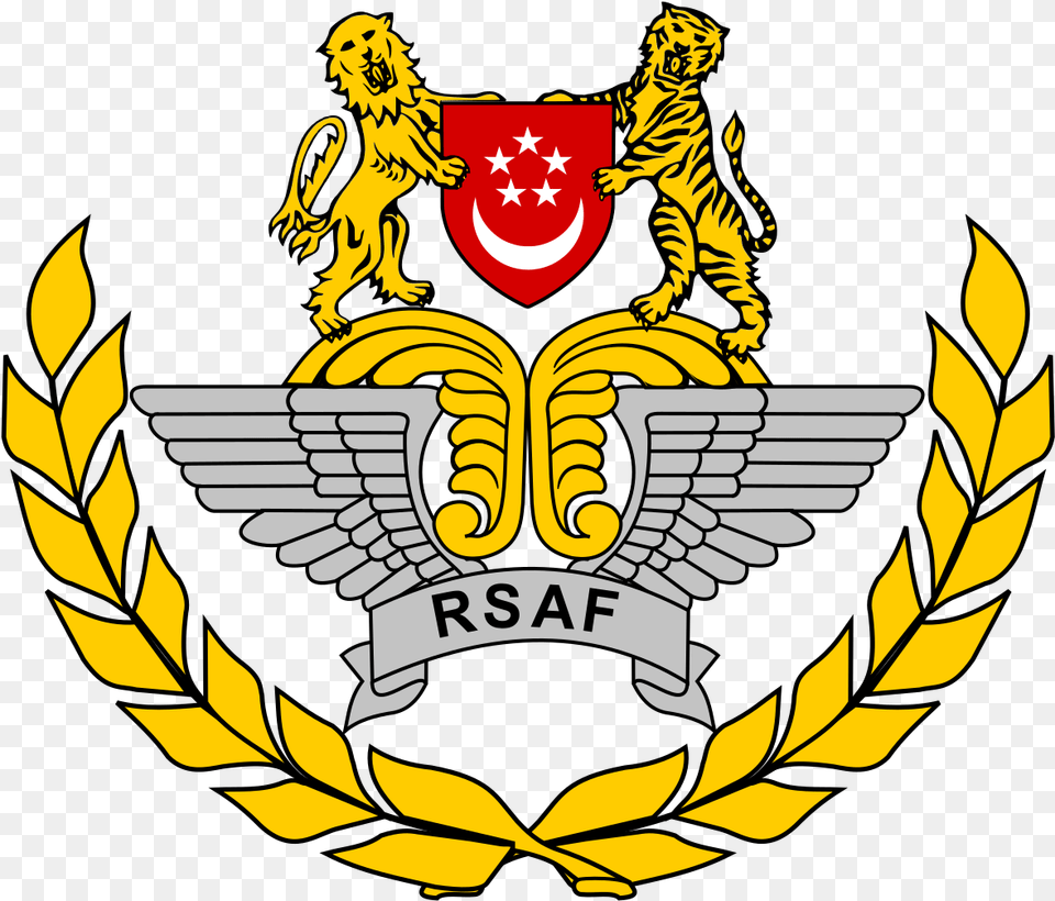 Republic Of Singapore Air Force Logo, Emblem, Symbol, Person, Baby Free Png