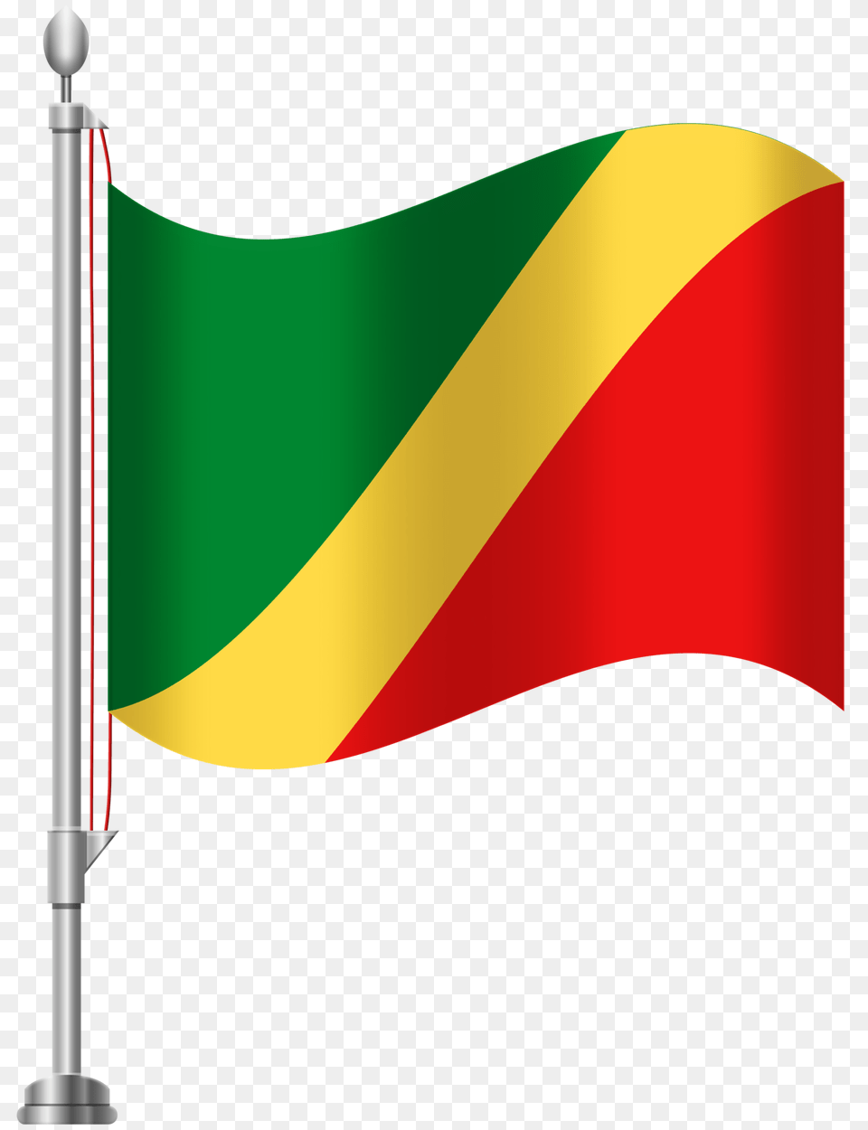 Republic Of The Congo Flag Clip Art Free Png