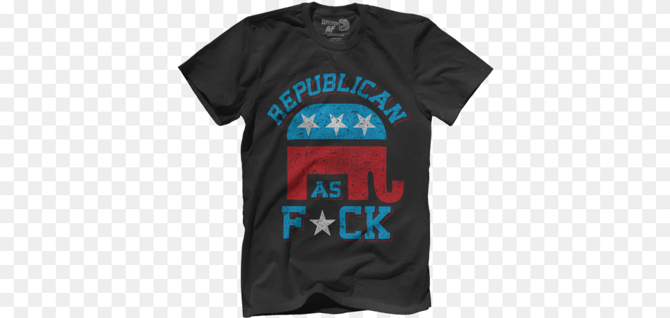 Republican As Fck Redneck Fourth Of July Funny, Clothing, Shirt, T-shirt Png