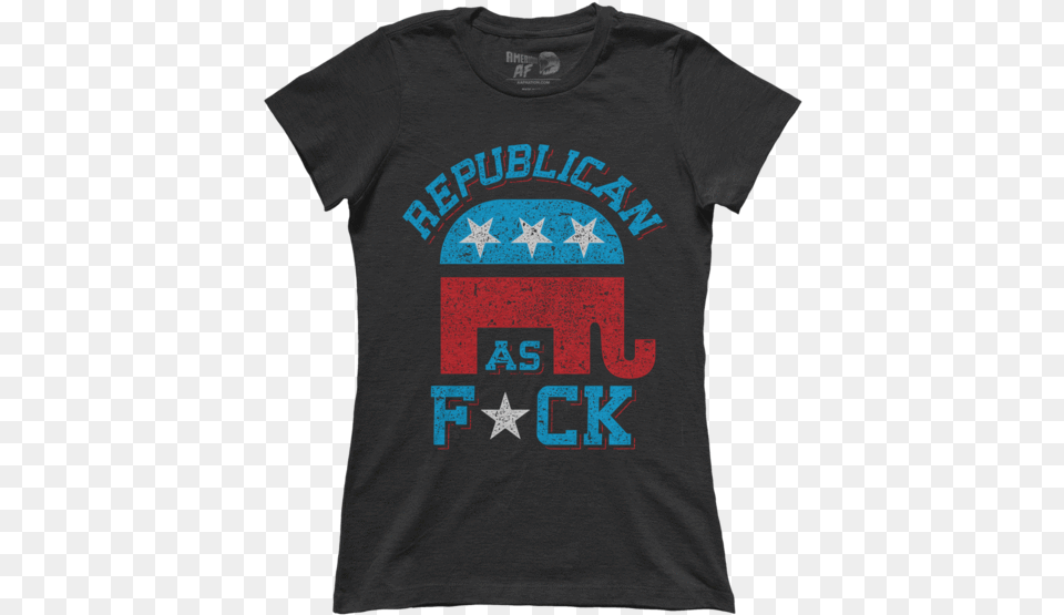 Republican As Fuck Active Shirt, Clothing, T-shirt Free Png