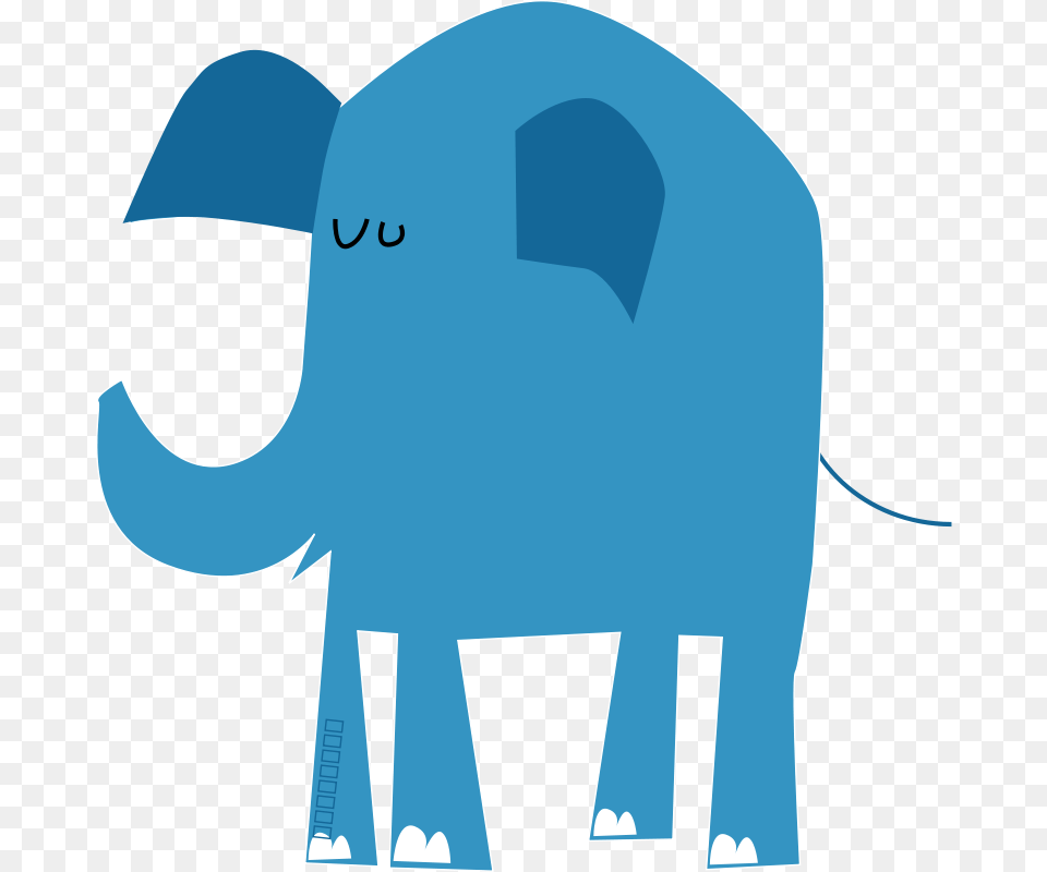 Republican Elephant Clipart, Animal, Mammal, Wildlife Png Image