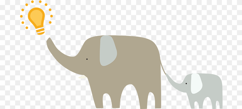 Republican Elephant Indian Elephant, Animal, Mammal, Wildlife, Light Png Image