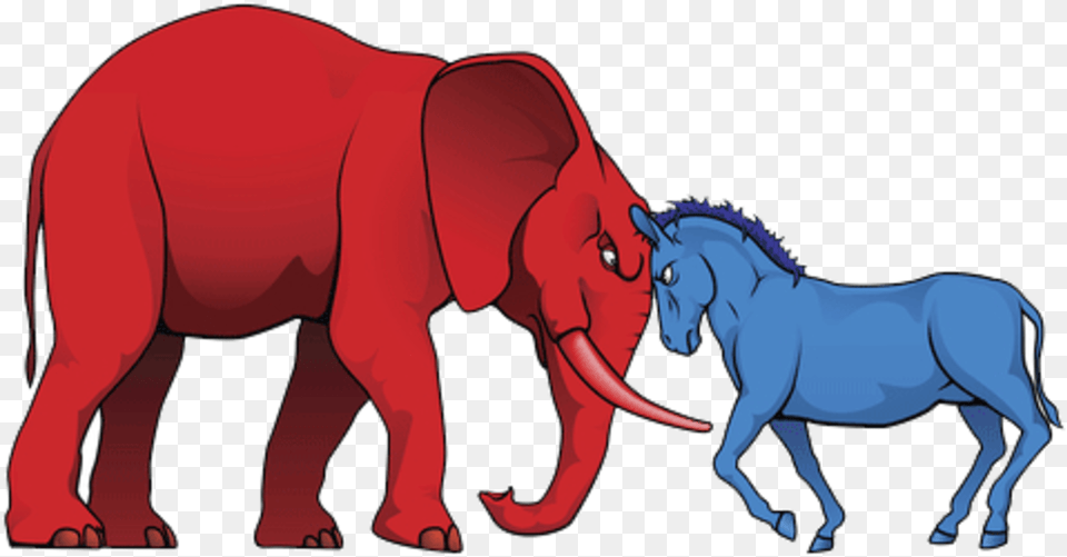 Republican Elephant Political Parties, Animal, Mammal, Wildlife, Horse Free Transparent Png