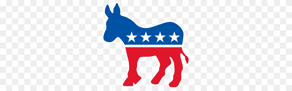 Republican Elephant Printed Color Sticker, Animal, Kangaroo, Mammal Png Image