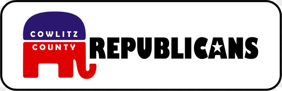Republican Logo Cowlitz County Washington, Text Free Png Download