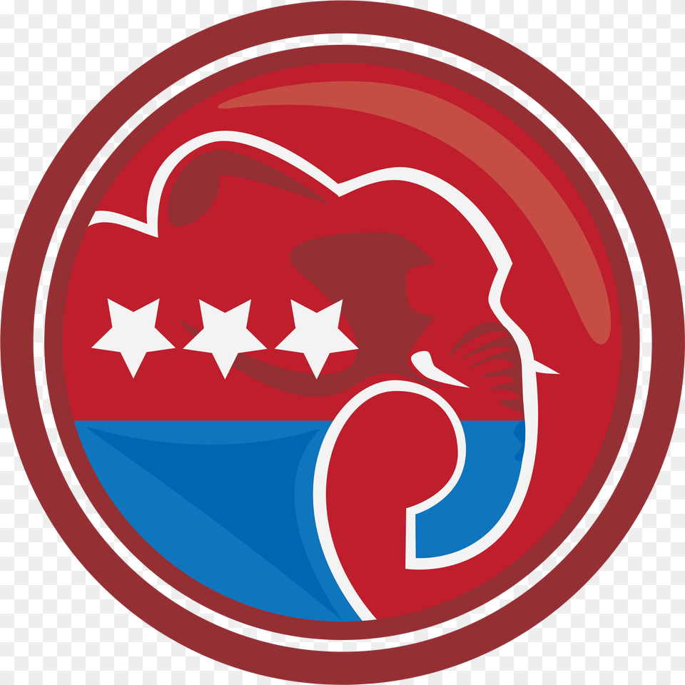 Republican Party Elephant, Logo, Symbol, Emblem Free Transparent Png