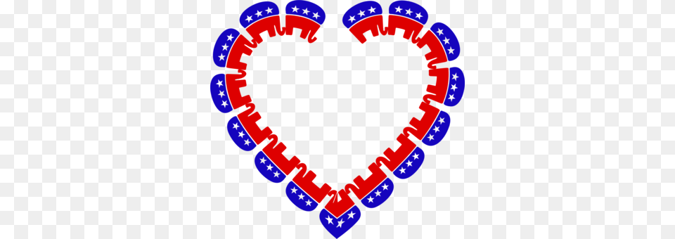 Republican Party United States Of America Logo Frame Heart, Person Free Png Download