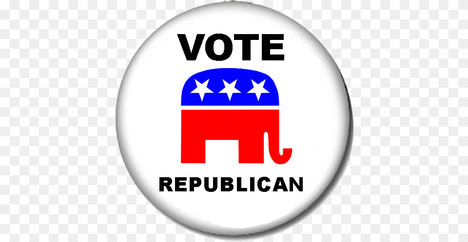 Republican Pin Badge, Logo, Symbol Free Transparent Png