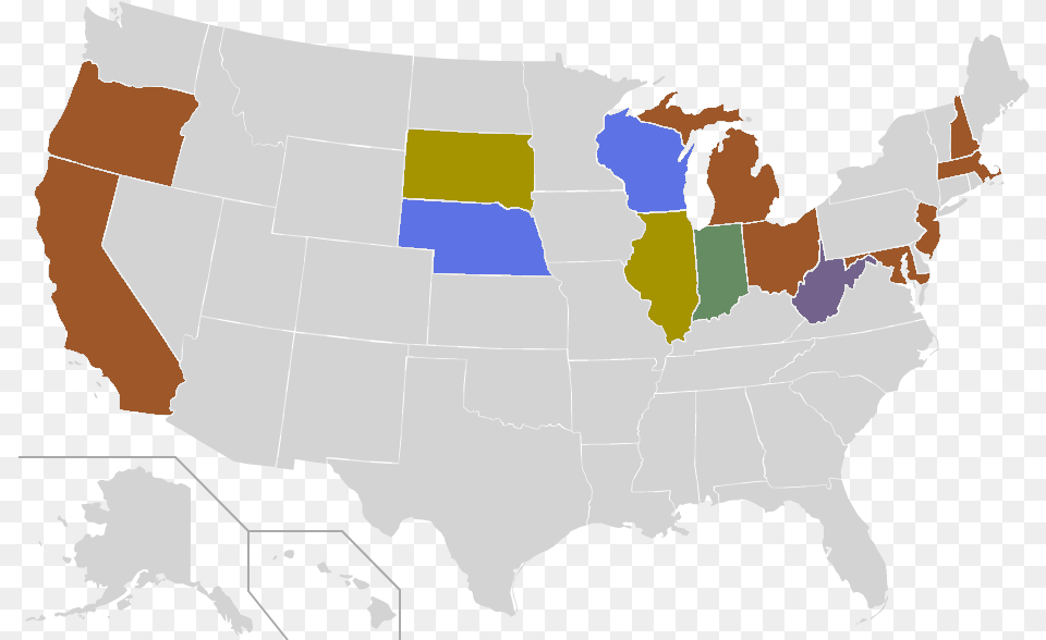 Republican Presidential Primary Results 1928 States With Red Flag Laws, Chart, Plot, Map, Atlas Free Transparent Png