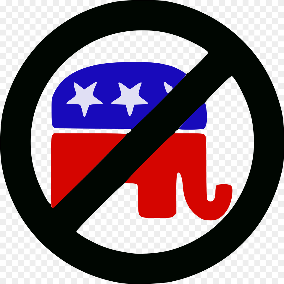 Republicans Clipart Download Elephant With Stars Logo, Symbol Png