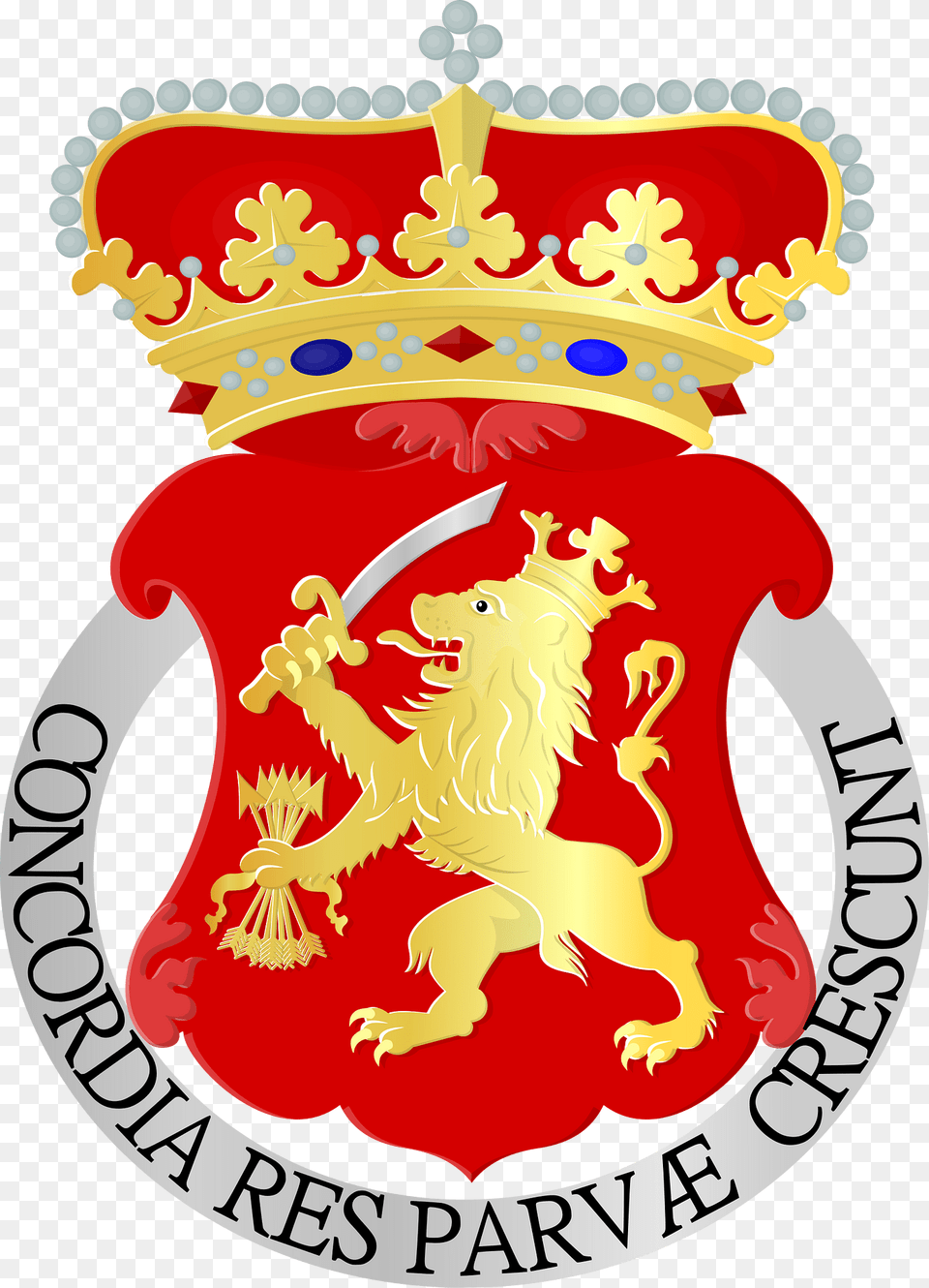 Republiek Der Zeven Verenigde Nederlanden Wapen Clipart, Badge, Logo, Symbol, Emblem Free Transparent Png