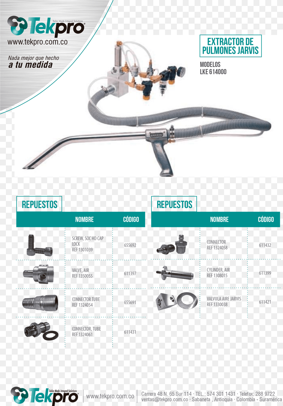 Repuestos Extractor De Pulmones Jarvis Modelo Lke, Device Free Png