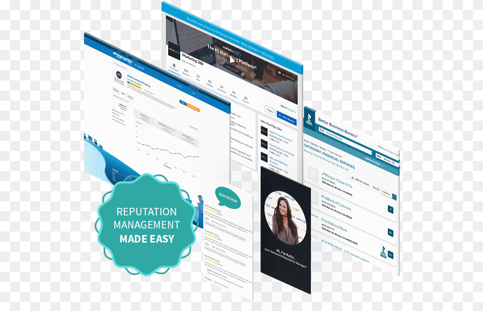 Reputation Management Platform Overview 360 Marketing Business Card, File, Advertisement, Poster, Person Free Transparent Png