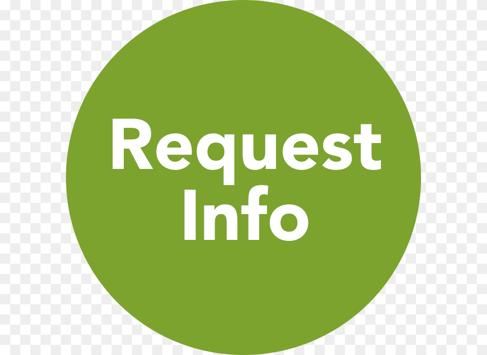 Request More Information Circle, Green, Logo, Disk, Text Free Png Download