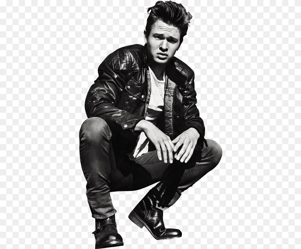 Requested By Anon Give Me Credit If You Use Xx Ansel Elgort, Jacket, Clothing, Coat, Photography Free Png Download