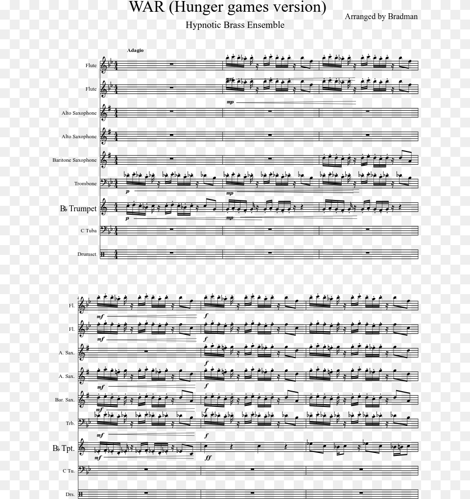 Requiem For A Dream Tenor Part, Gray Free Png Download