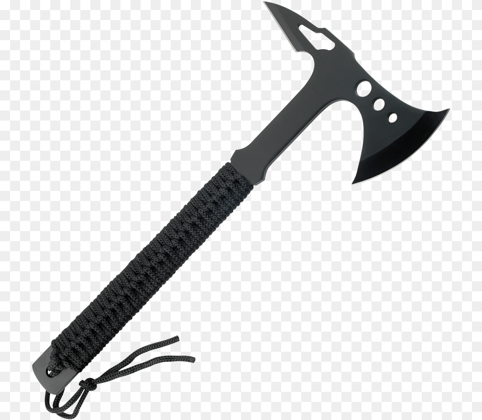 Rescue Hatchet With Black Cord Cold Weapon, Axe, Device, Tool Free Png