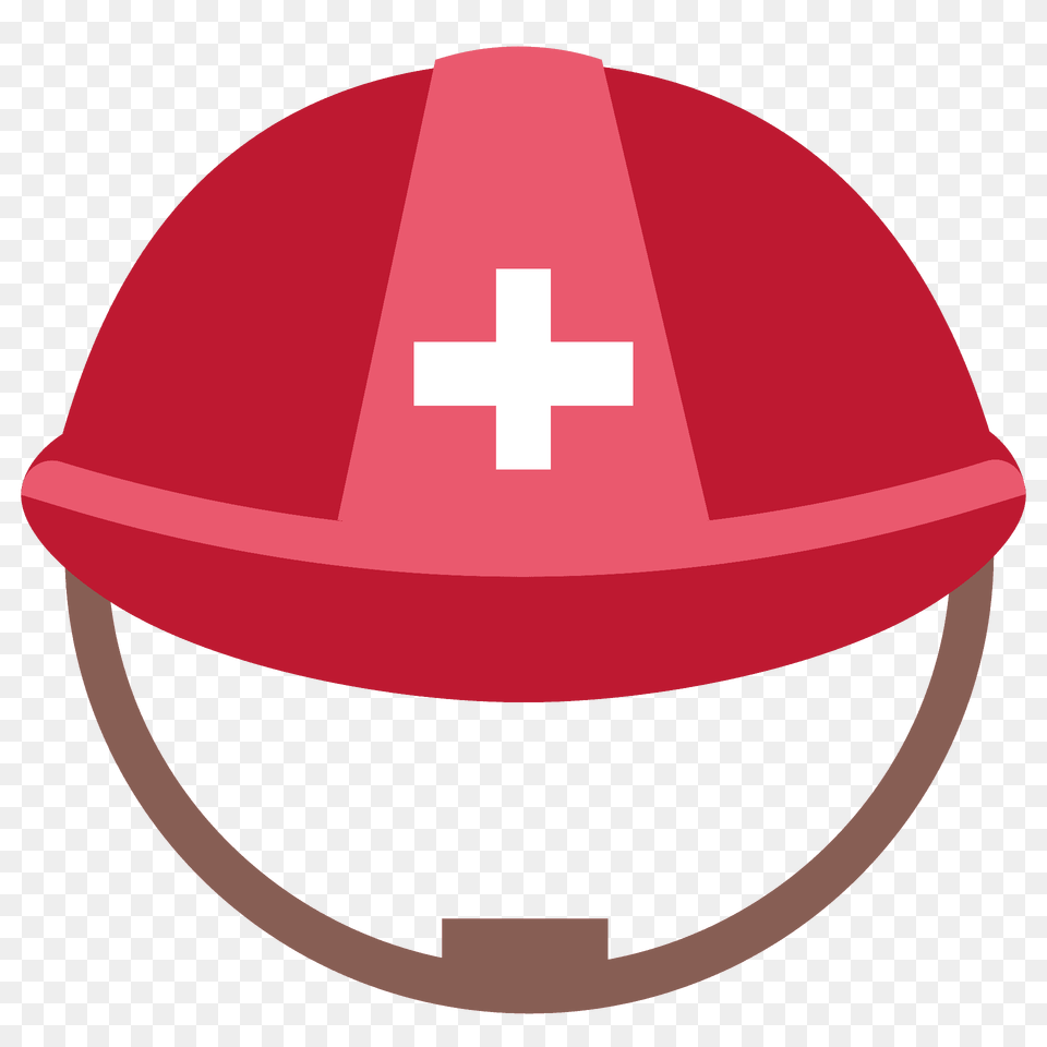 Rescue Workers Helmet Emoji Clipart, Clothing, Hardhat, First Aid Png Image