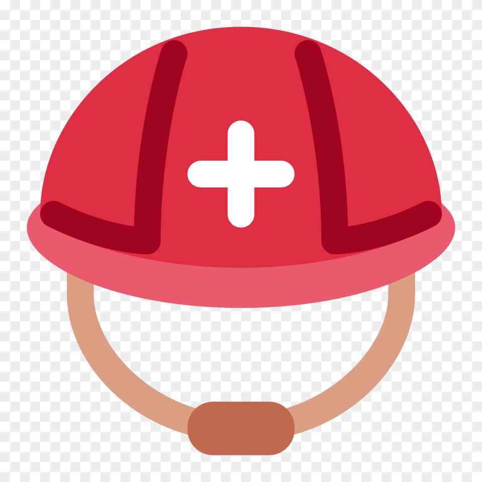 Rescue Workers Helmet Emoji Clipart, Clothing, Hardhat, First Aid Free Png