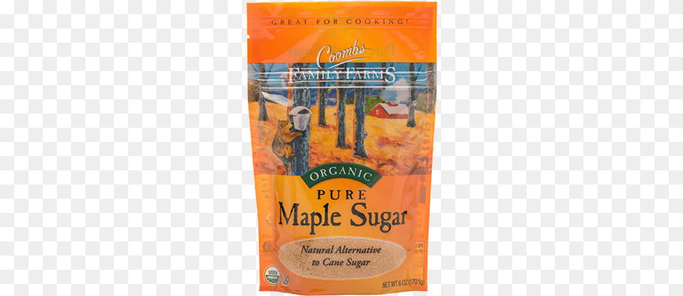 Resealable Organic Maple Sugar Pouch Coombs Family Farms Maple Sugar 100 Pure Png