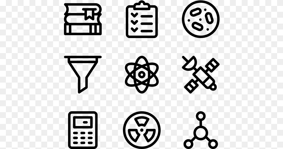 Research Amp Science Contact Icon, Gray Free Transparent Png