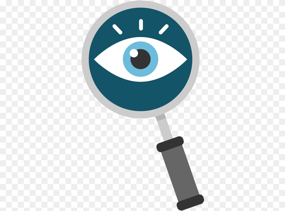 Research Or Magnifying Glass Flat Icon Vector, Disk Png Image