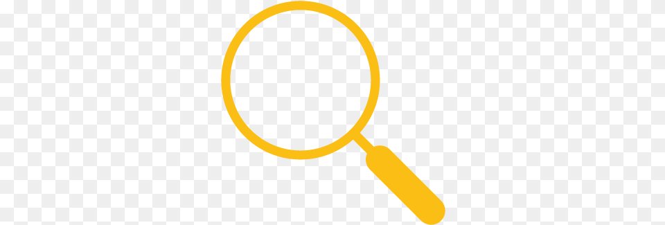 Research Search Icon Yellow, Magnifying, Bow, Weapon Free Png Download