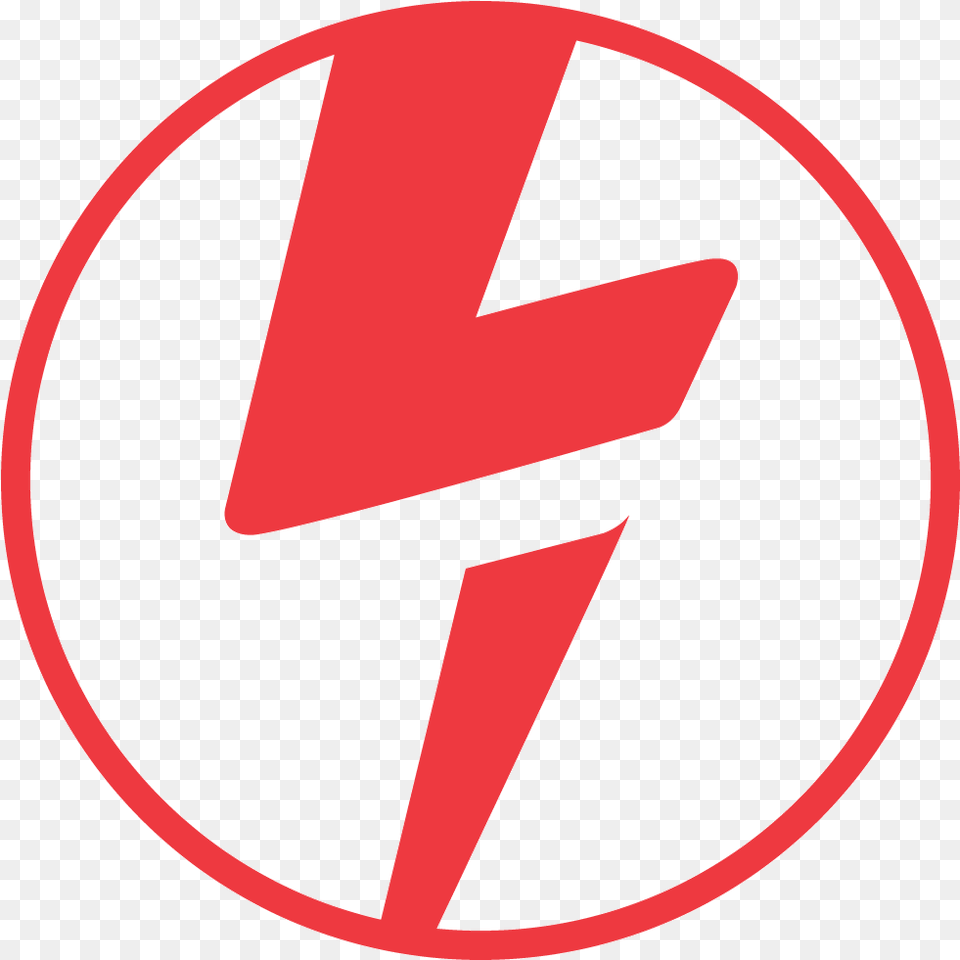 Resellers Odoo Red Lightning Transparent, Sign, Symbol, Logo Free Png