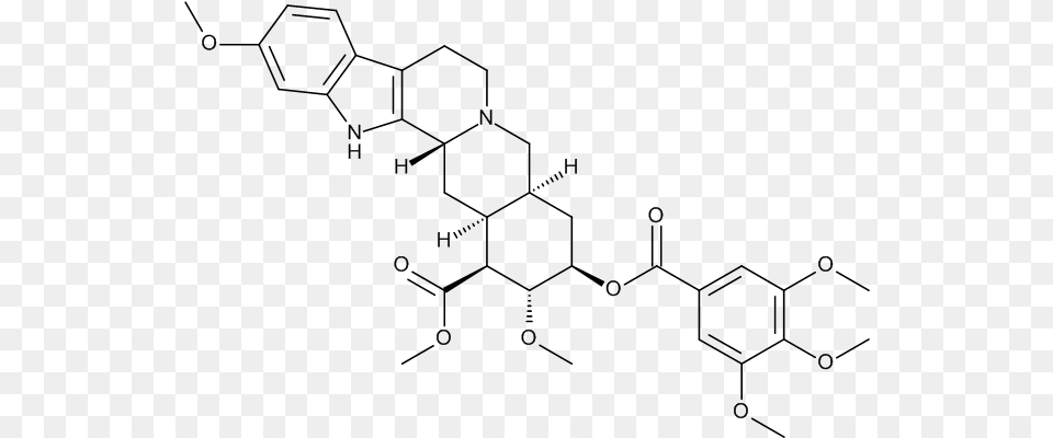 Reserpine Diagram, Gray Free Png