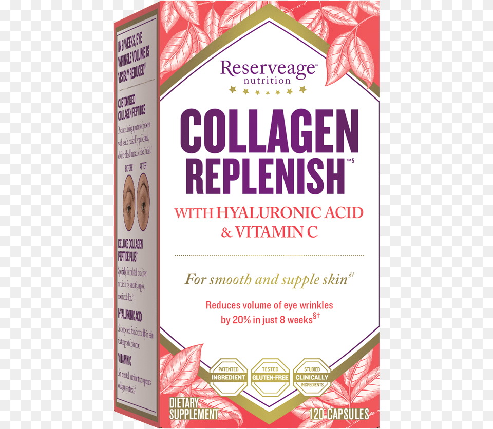 Reserveage Nutrition Collagen Replenish, Advertisement, Herbal, Herbs, Plant Free Png