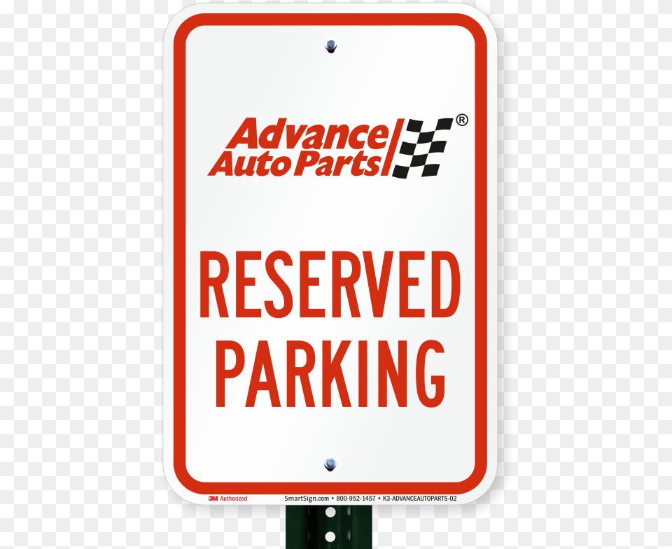 Reserved Parking Sign Advance Auto Parts Advance Auto Parts Gift Card Email Delivery, Symbol, Road Sign, Bus Stop, Outdoors Free Png Download