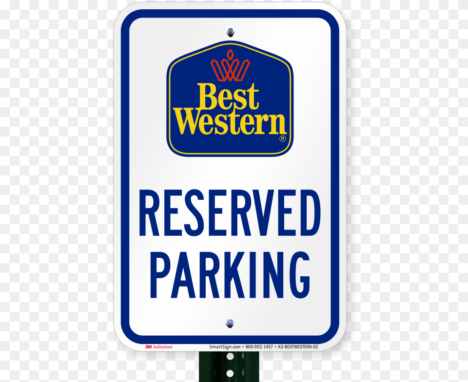 Reserved Parking Sign Best Western International Best Western, Symbol, Bus Stop, Outdoors, First Aid Free Png Download