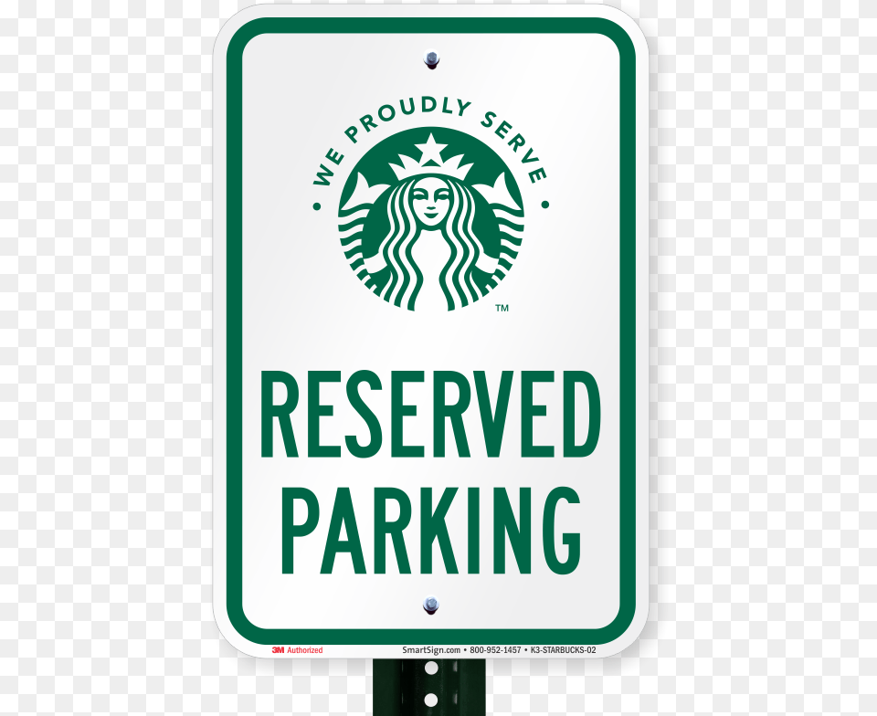 Reserved Parking Sign Starbucks Starbucks New Logo 2011, Symbol, Face, Head, Person Free Png Download