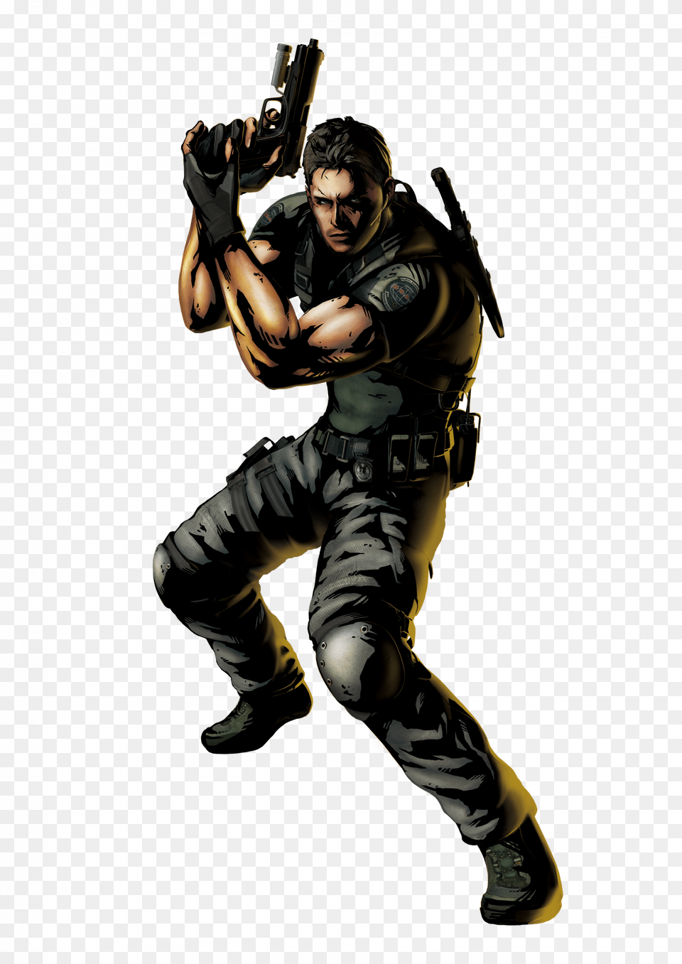 Resident Evil 1996 Chris, Person, People, Adult, Man Free Png Download