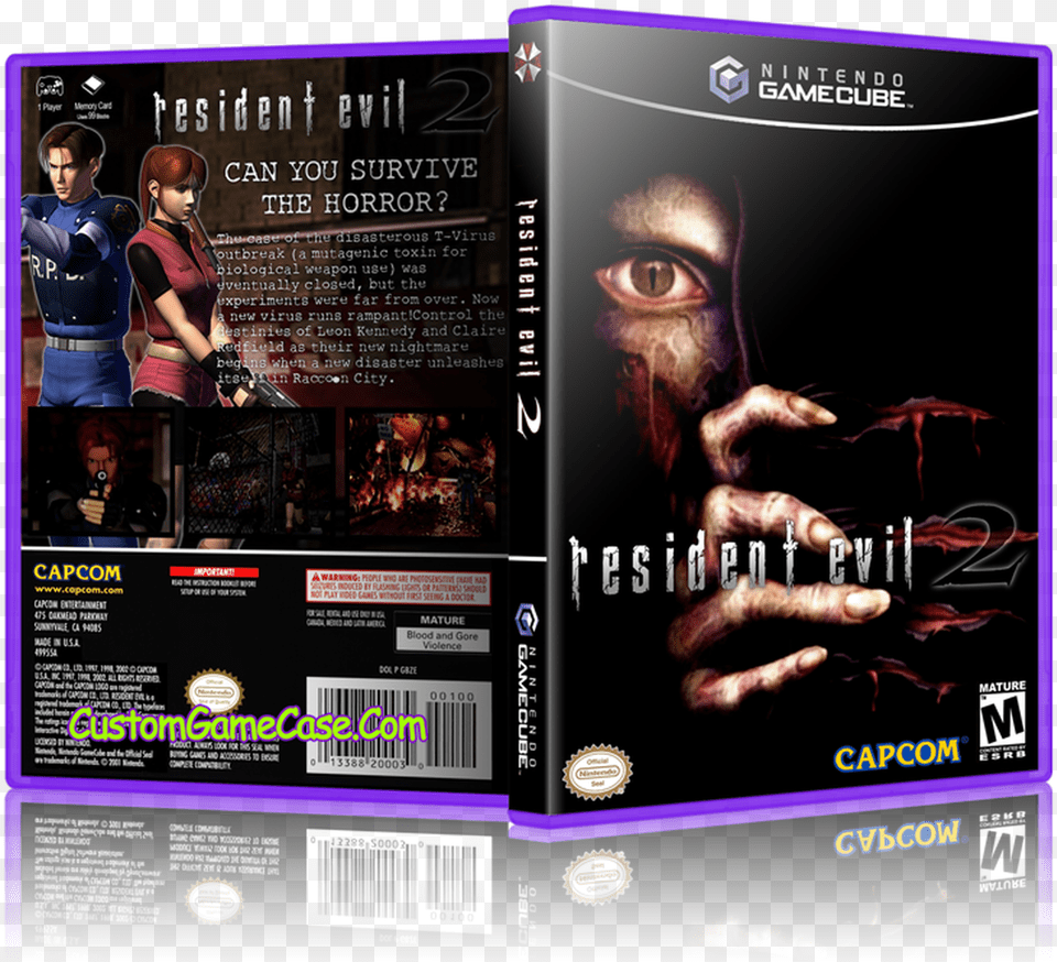 Resident Evil 2 Custom Game Case Resident Evil 2 Pc Cover, Advertisement, Poster, Book, Publication Png Image
