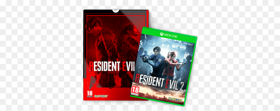 Resident Evil 2 Limited Edition Xbox One Pixu0027n Love Publishing Fictional Character, Adult, Publication, Person, Man Png