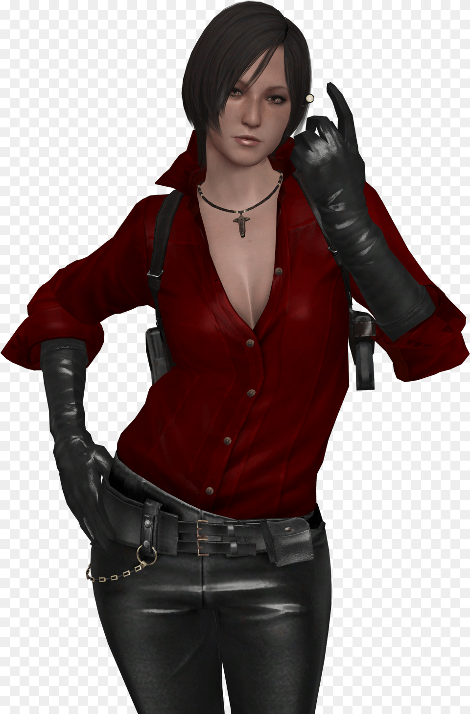 Resident Evil 6 Ada Wong Hot, Jacket, Glove, Clothing, Coat Free Png