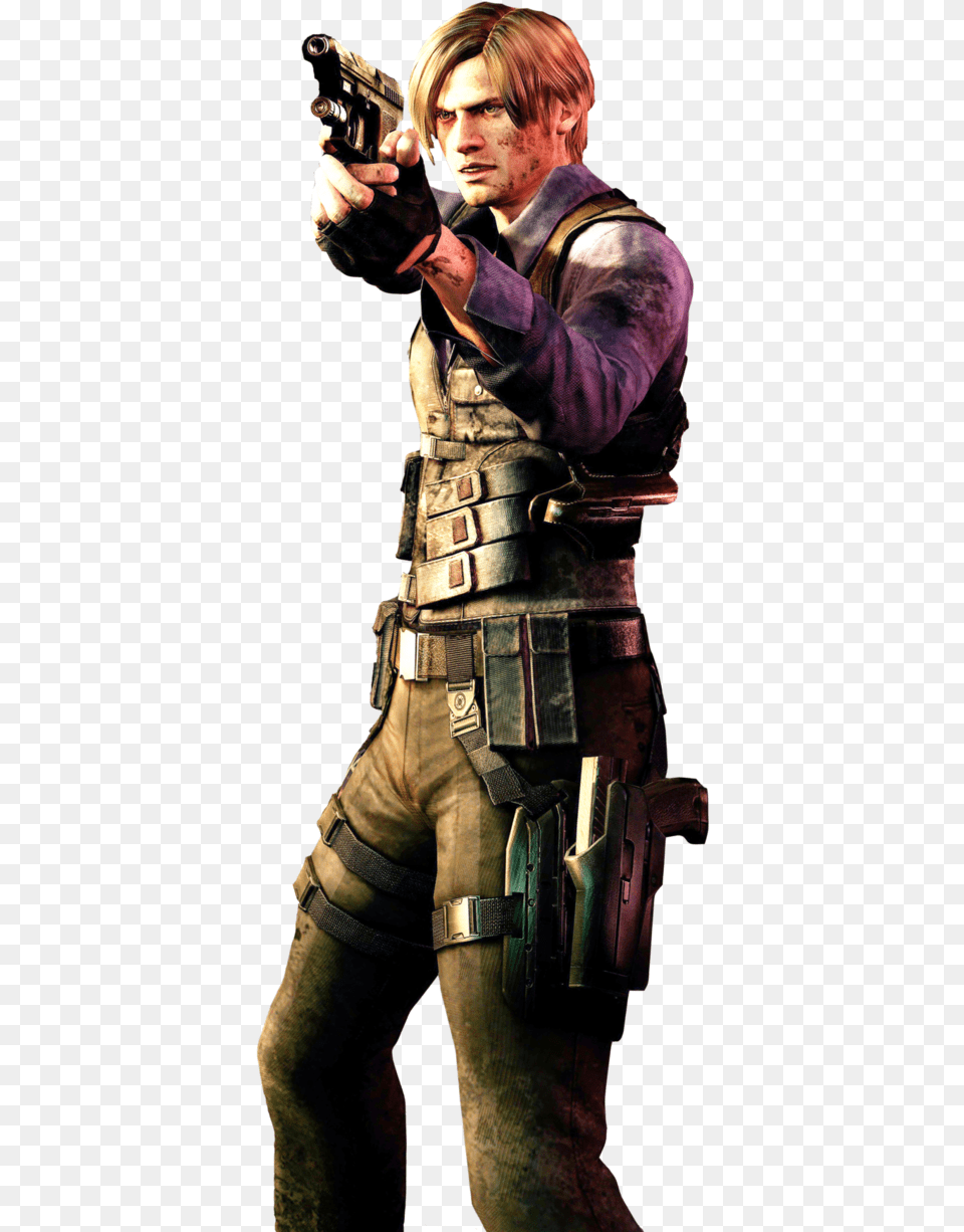 Resident Evil 6 Leon, Weapon, Firearm, Gun, Handgun Png